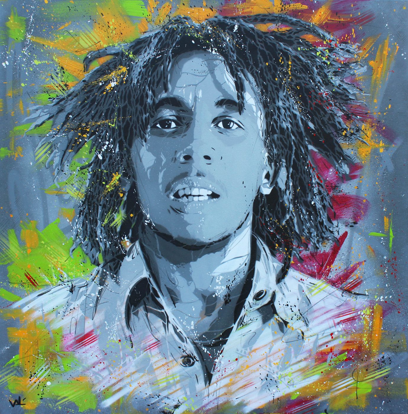 Bob Marley Street Art