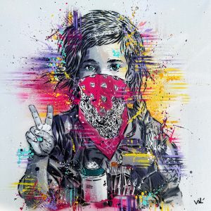 Soldat de la Couleur II - 50 x 50 cm